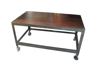 tavolino ferro legno
